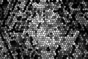 background with black and white mosaic