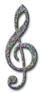 Clef Treble Clef Music Colorful