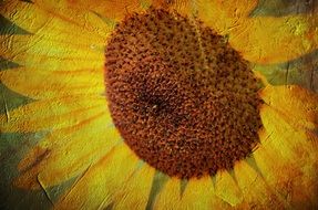 Sunflower Texture Plant Yellow