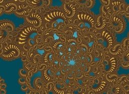 Fractal Abstract Eddy Pattern