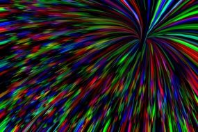 Explosion Fireworks Rainbow