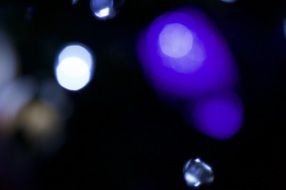 purple lights on a blurred background