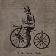 Vintage Steampunk Bicycle Patent