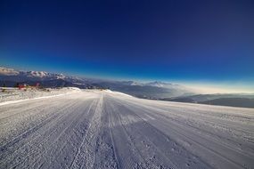 Ski Run Runway Winter Snow