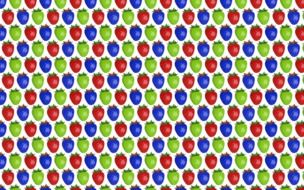background of colorful strawberries