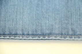edge of denim cloth
