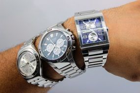 Clock Watch Hand Time White