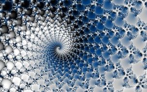 Mandelbrot Fractal Abstract Ice