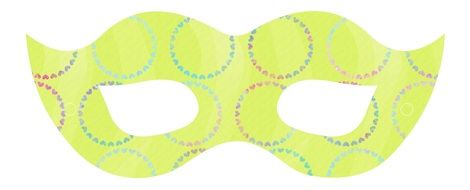 Mask Costume Eye Green Fun