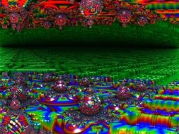 3d fractal background