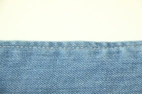 edge of jeans cloth