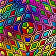 ornamantal colorful mosaic