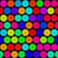 Circles Pattern Colourful