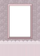 pink stylish photo frame