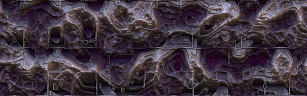 header with 3d pattern