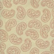 Paisley Design Beige Burgundy