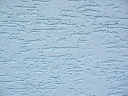 light blue decorative plaster in the wall