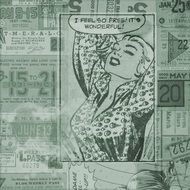 Background Green Comic Book Pop