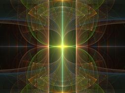 Fractal Light Energy Pattern