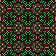 geometric green yellow pattern