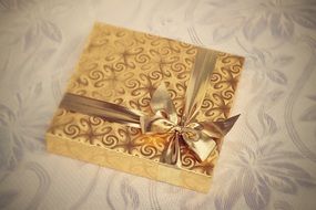 golden gift box