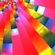 colored stripes in the design