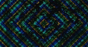 background in the form of colored squares of different sizes