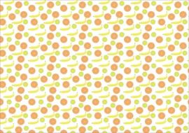 Pattern Fruits Orange Lemon