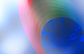 painted sphere and binary code