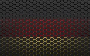 Germany Flag Hexagon Casino