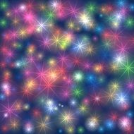 background colorful shining stars