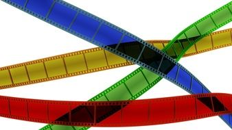 Filmstrip Cinema Background