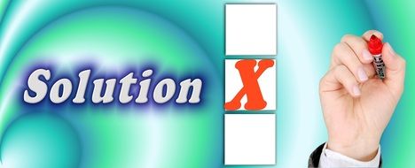 Hand Select Solution Background