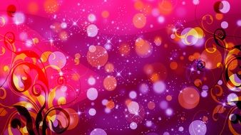 Background Floral Bokeh Abstract