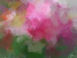 Flower Smeared Tulip Background