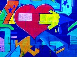 Graffiti Heart Love Symbol