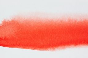 watercolour red stripe as background