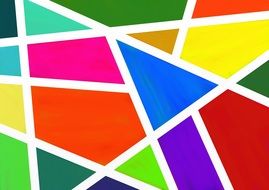 geometric color pattern