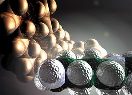 Molecules Abstract Graphics Web
