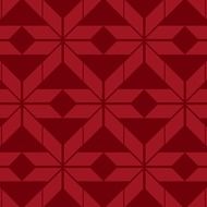 red background with aztec pattern