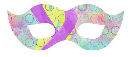 Mask Costume Eye Purple