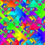Colorful Pattern Tile Abstract