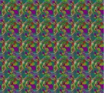 abstract pattern on a pattern