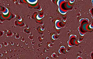 fractal colorful spirals