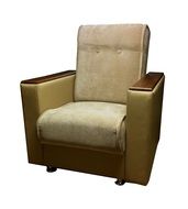 isolated retro armchair