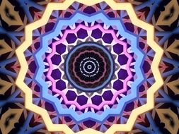 colorful circular mandala