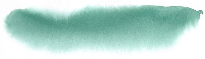 Watercolour Turquoise Brushstroke