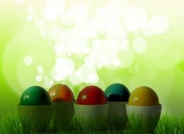 Background Easter Abstract Egg