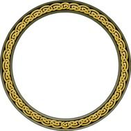 Border Ring Frame Design Circle