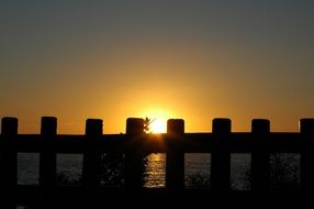 Sunset Gate Sun Trapped Evening